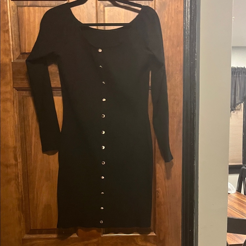 Elegant Black Off The Shoulder Dress